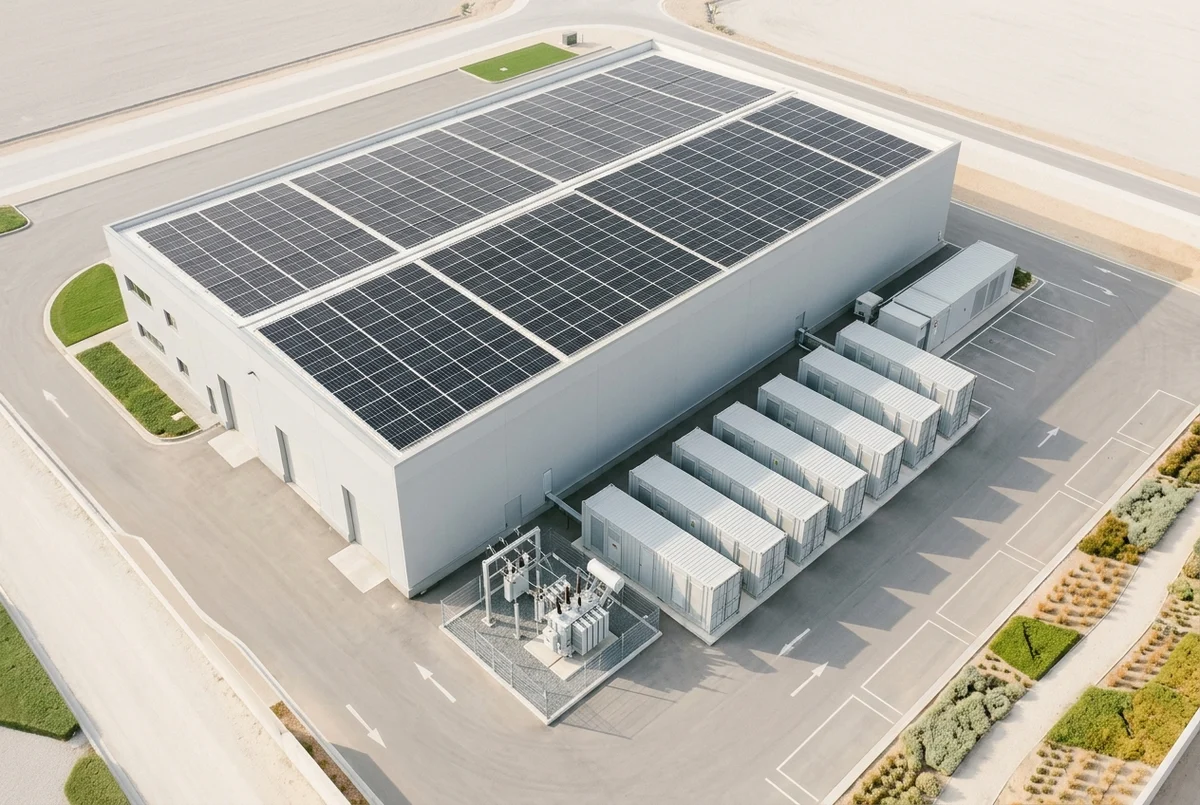 Illustrative battery energy storage facility