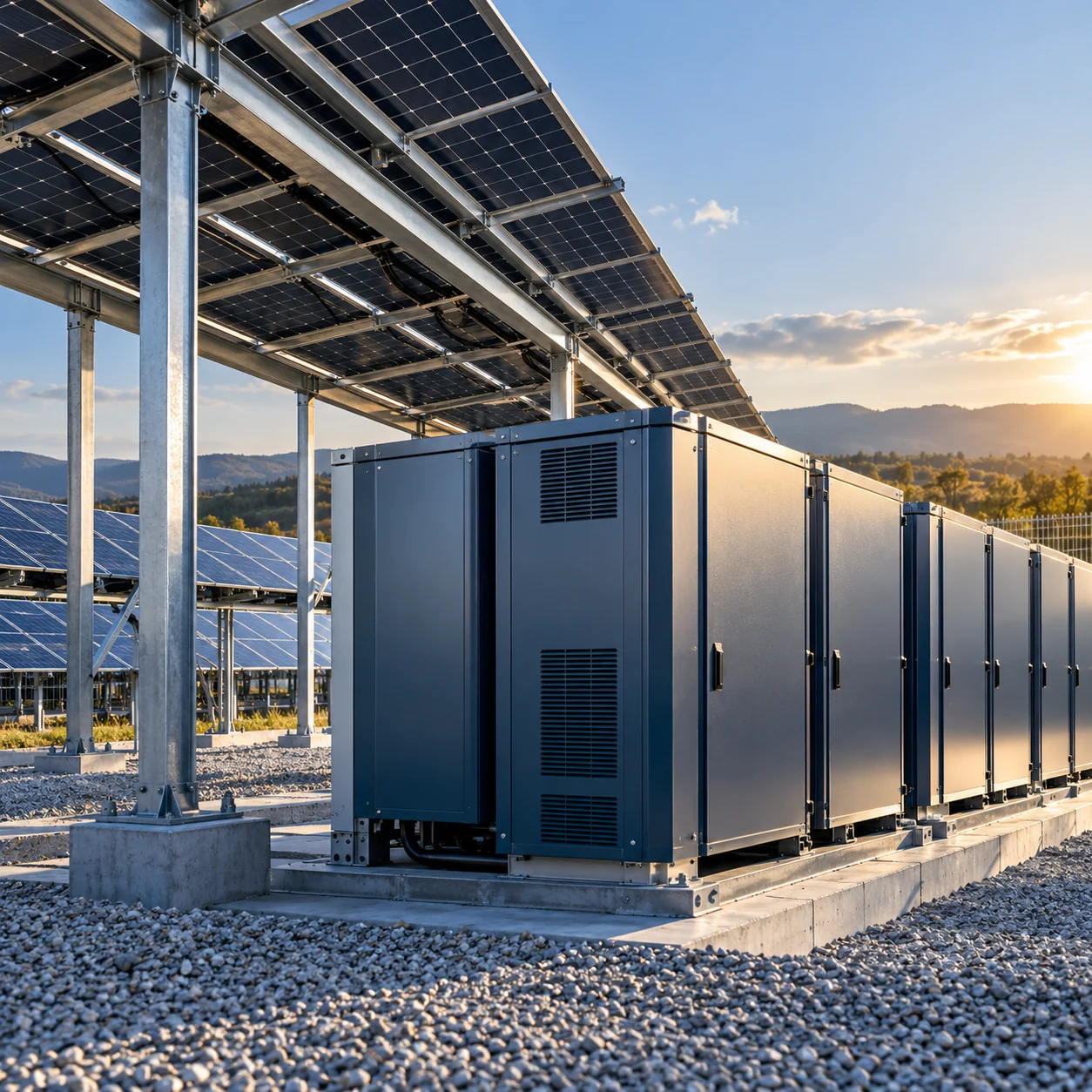 remaks-energy-new Solar array with industrial battery storage
