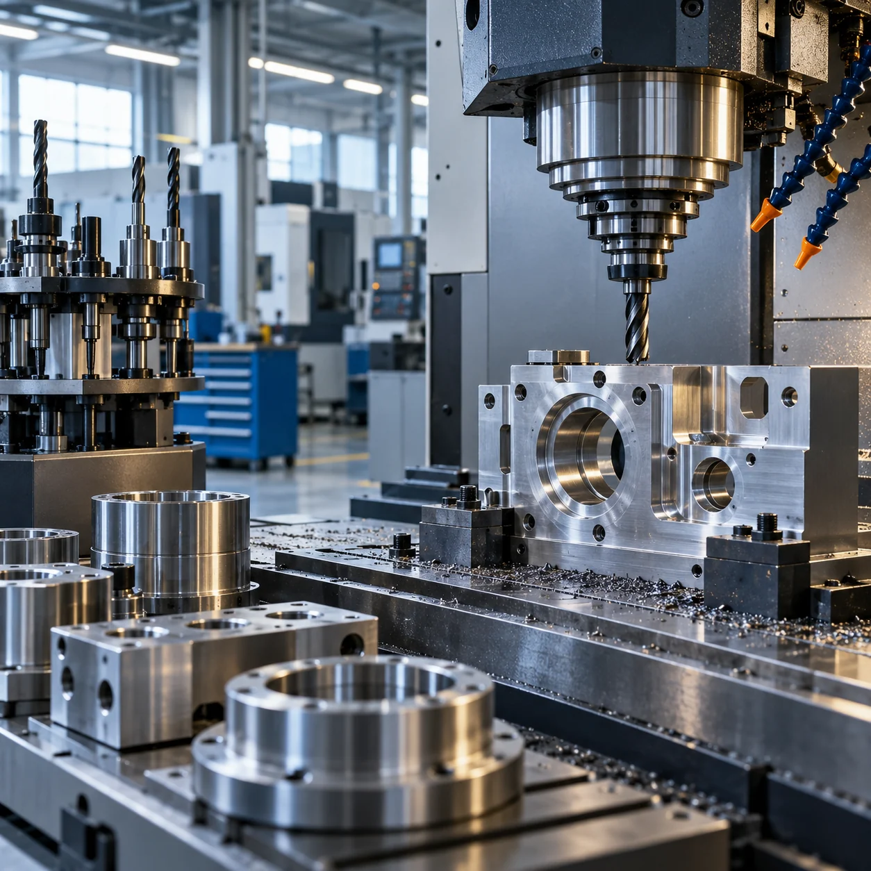 remaks-mechanical-new CNC machining equipment and precision metal components